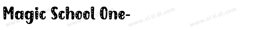 Magic School One字体转换